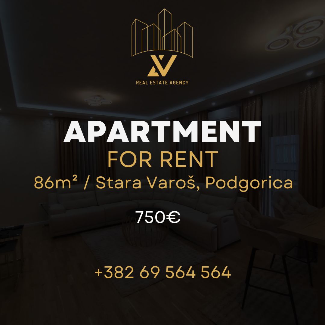 Luxury Two-Bedroom Apartment for Rent – 86 m², Stara Varoš