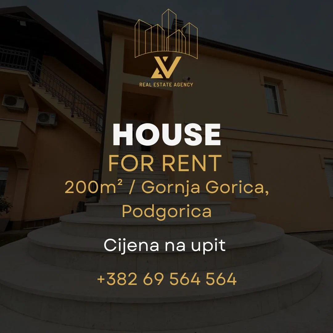 Stambeno-poslovni prostor za izdavanje – Gornja Gorica, Podgorica (200 m²)