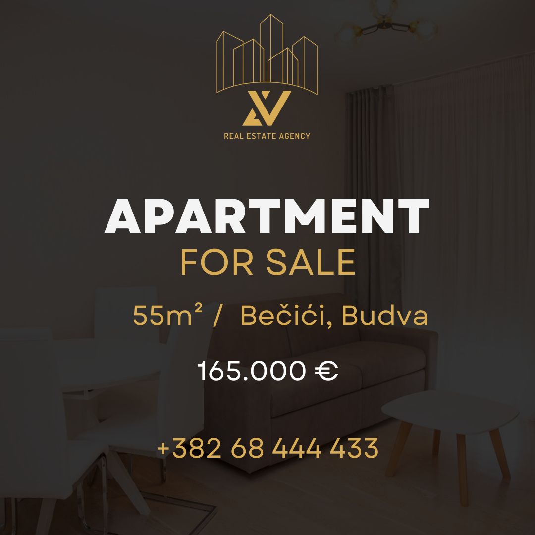 Furnished One-Bedroom Apartment for Sale – MonteHome Ivanovići, Bečići (55 m²)